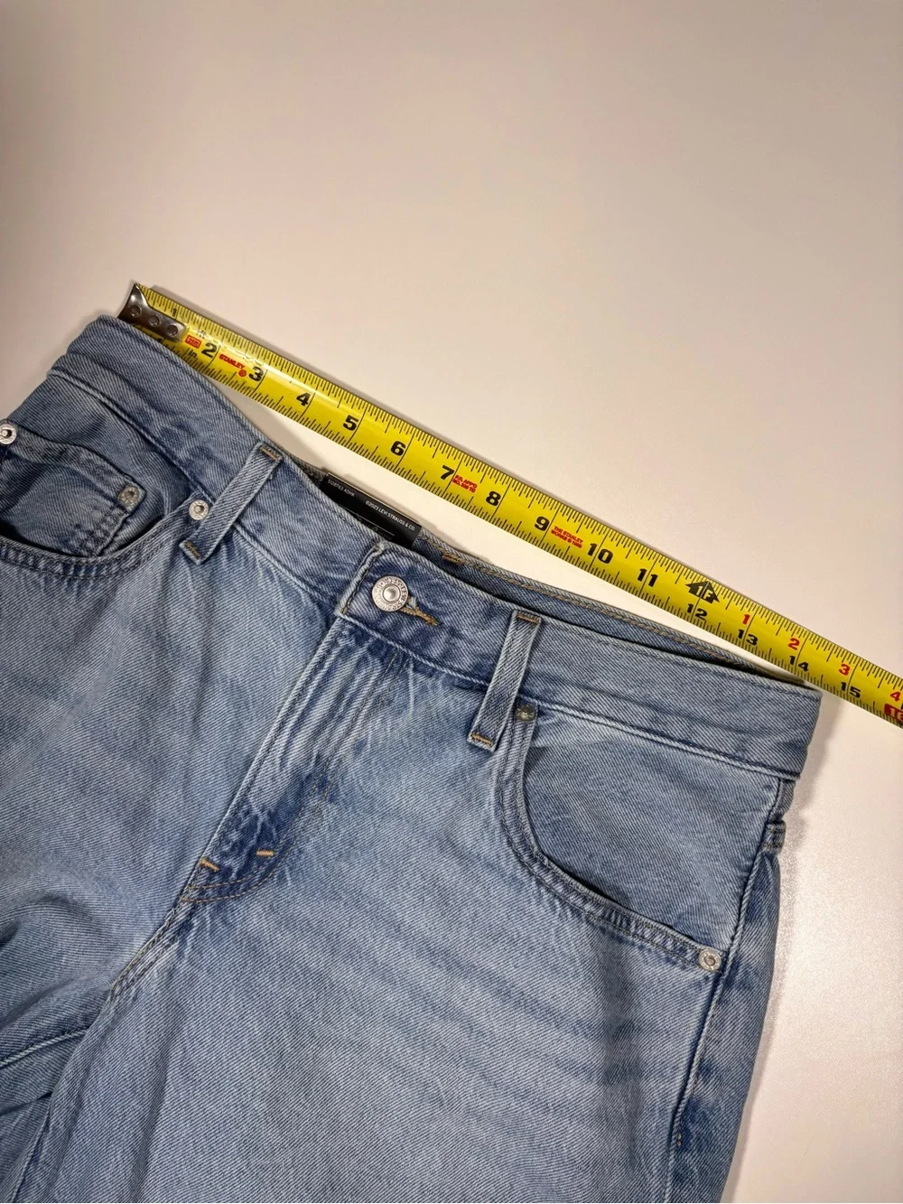 Levi’s Baggy Dad Jort We Did It Light Wash Denim Shorts Size 27 Revolve New